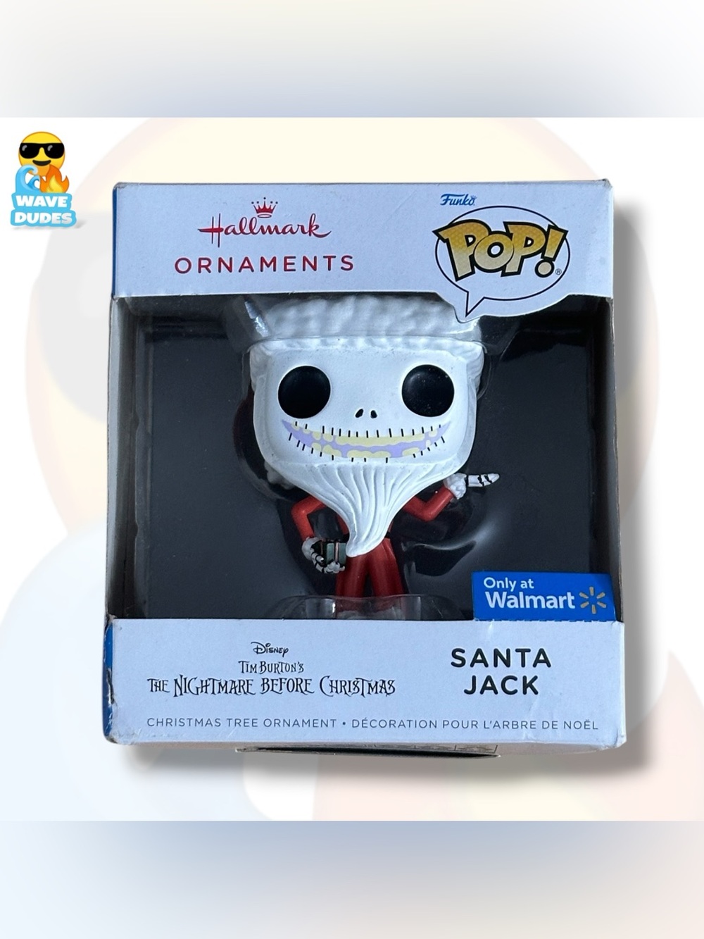 Funko! Pop Hallmark Santa Jack Skellington Christmas Ornament